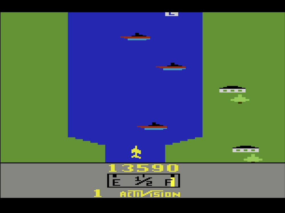 Gameplay of River Raid for Atari 2600